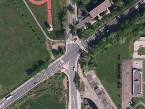 AD, Dopravní řešení křižovatky na ul. Frýdecká, Sokolovská a Slovenská v Českém Těšíně