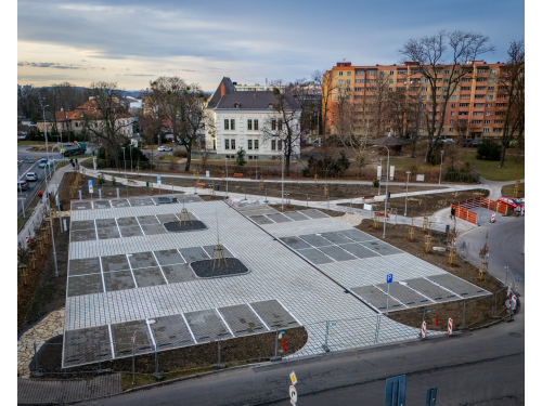 Parkoviště a park u Sekerovy vily - II, Frýdek Místek